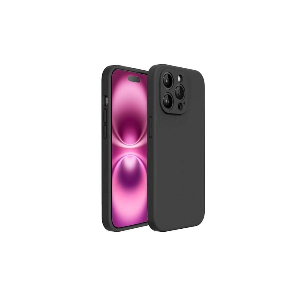 Compatible With Iphone 16 Pro Max Matte Case - With Camera Protection Black 9499224618176