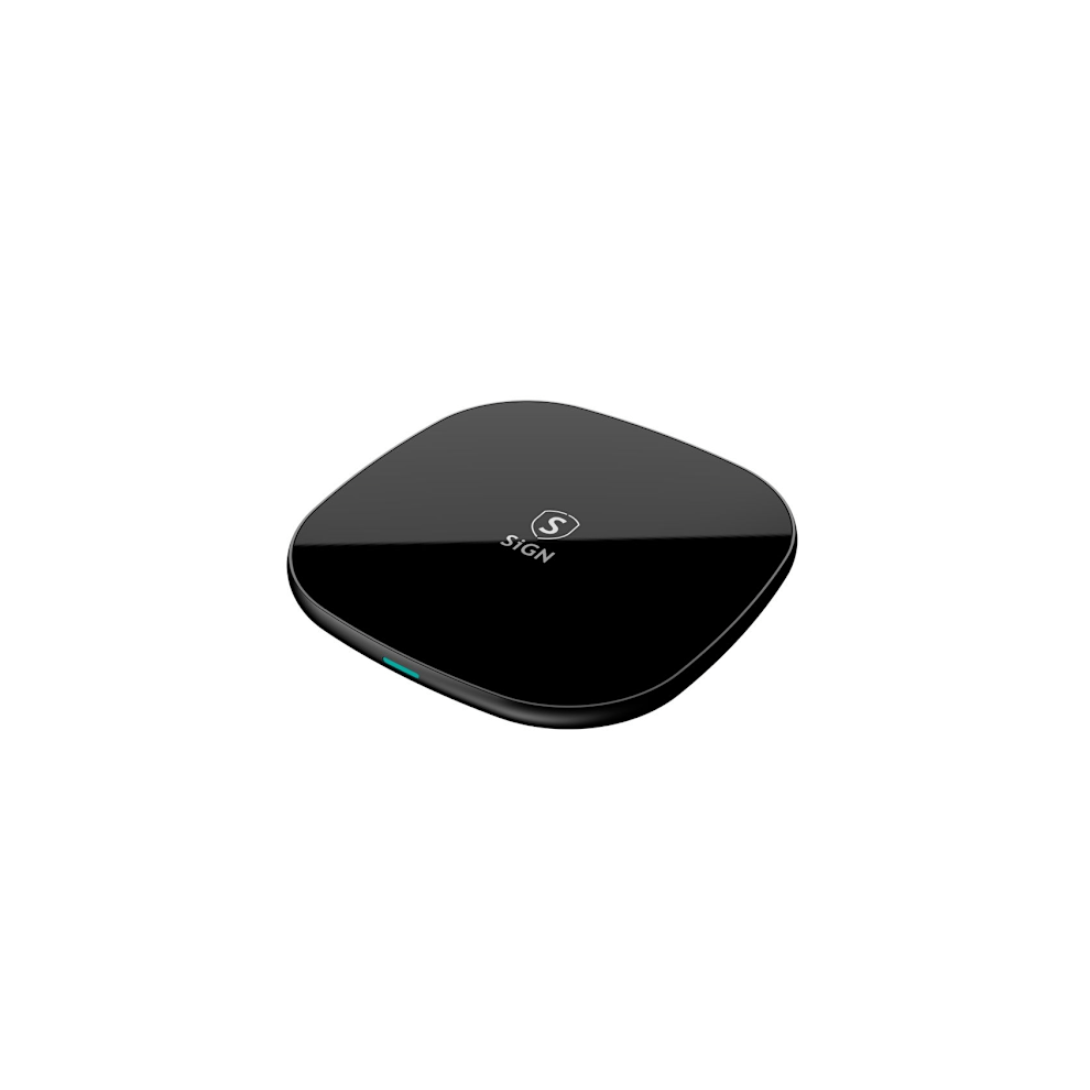 Sign Wireless Fast Charger For Compatible With Iphone & Android, 15W - Black 9499224617896
