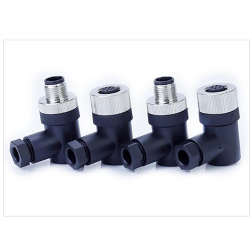 1Pc 4/5/8Pin Aviation Socket Sensor Connector Ip67 Waterproof Rightangle Pg9 2
