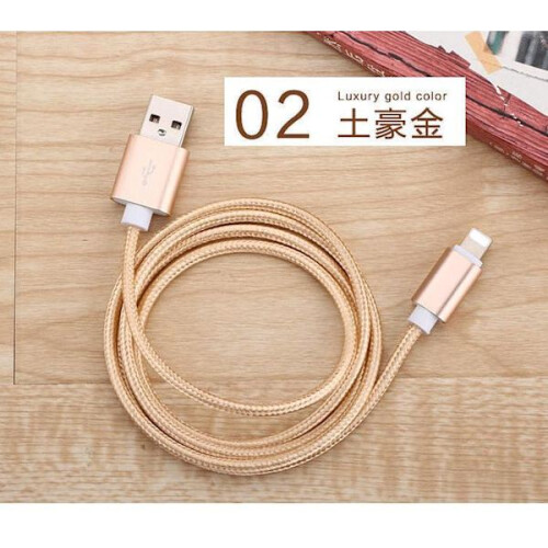 pcs 3 m USB charging cable for compatible with iphone pink 1