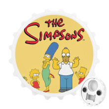 Simpson mágneses üvegnyitó hűtőmágnesekkel, egyedi ajándékötlet kempingezőknek, klassz kütyük, kültéri piknik, otthoni használatra