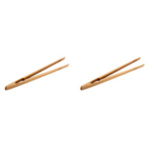 2 pezzi 4 pezzi Pinze riutilizzabili Pinze per tostapane in legno per cucinare e tenere Utensile da cucina ideale per formaggio Frutta H