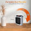 Οικιακός θερμαντήρας με ανεμιστήρα, 800w Plug-in Heater2Modes Ptc κεραμικό προστατευτικό 5