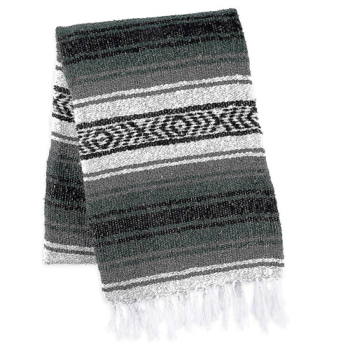 (35*215cm, B) Handcrafted Mexican Blankets Artisanal Handwoven Serape Blanket