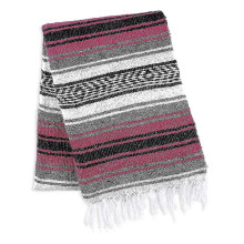 (35*215cm, G) Handcrafted Mexican Blankets Artisanal Handwoven Serape Blanket