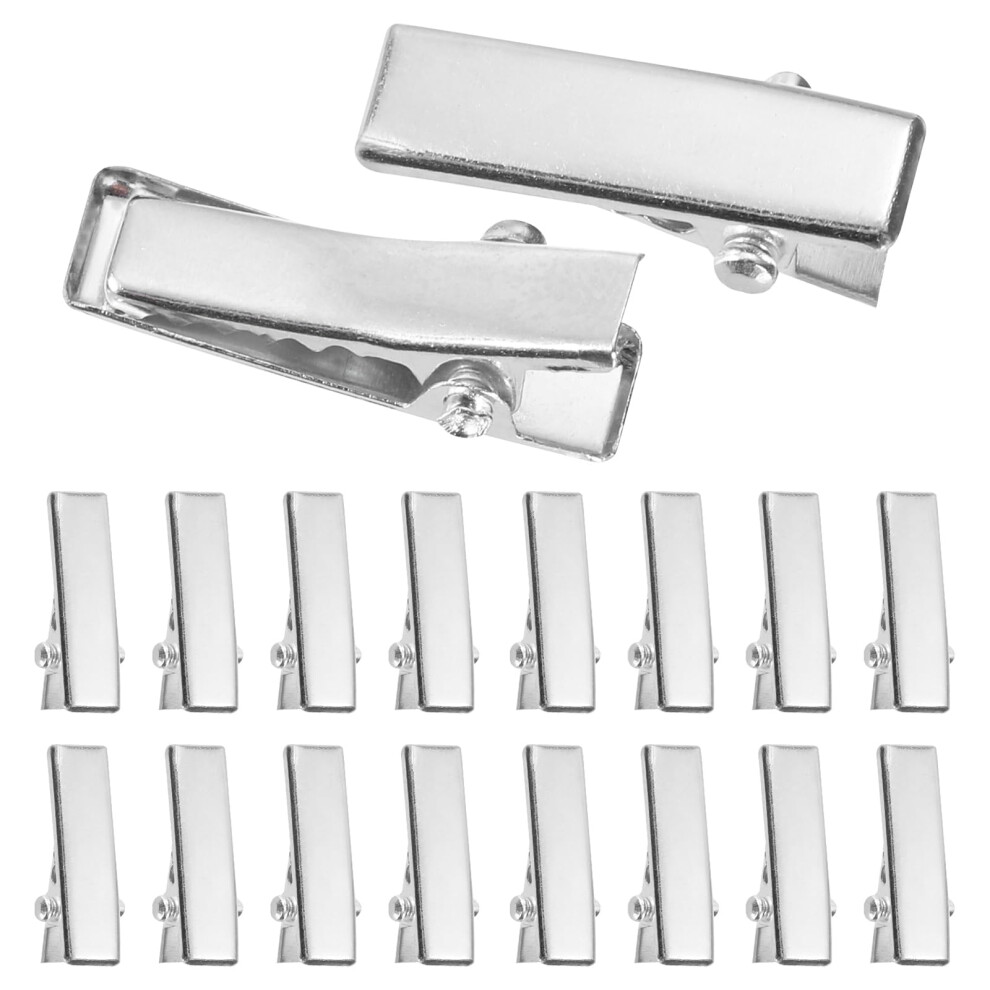 Unisex Silver 150Pcs Small Alligator Hair Clips With Secure Serrated Grip For Diy Crafts And Salon Use