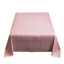 Washed Cotton Bed Sheet Breathable Bed Linen-Elegant pink 1