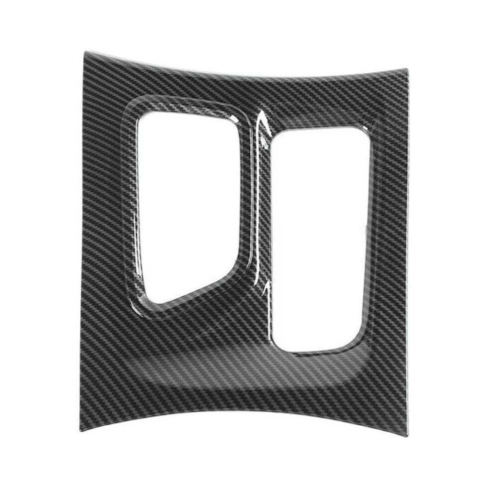 Gear Shift Trim Carbon Fiber Finish Fit For 20152020 Dodge Charger Interior Panel Cover Black/Grain 9099447374325