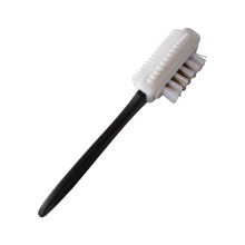 Shoe Cleaning Brush for Leather Shoes and Boots with Shine Cloth, Scratch Stain Removal