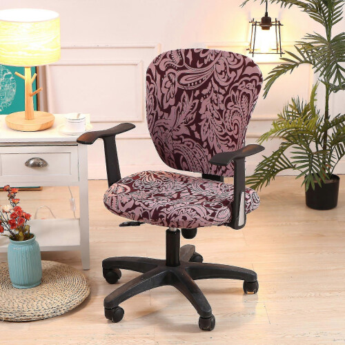 (Style 21) Computer Office Chair Universal Washable Rotating Chair Slipcovers -JA