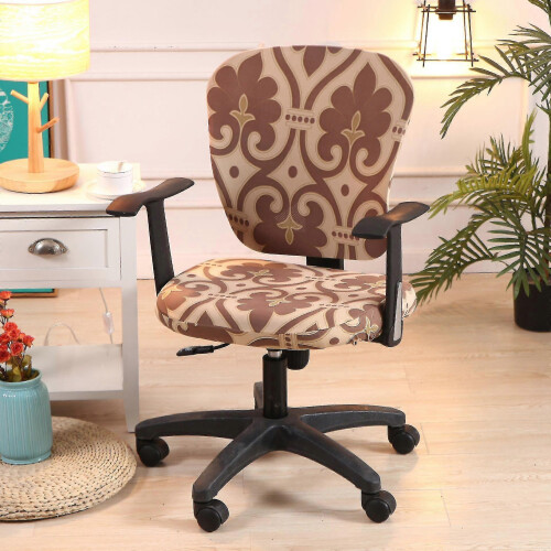 (style 9) Computer Office Chair Universal Washable Rotating Chair Slipcovers -JA