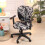 (style 3) Computer Office Chair Universal Washable Rotating Chair Slipcovers -JA 1