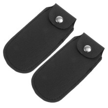 Harmonica Case Set for 10 Hole Harmonicas, Faux Leather Pouch with Scratch‑Resistant Protection