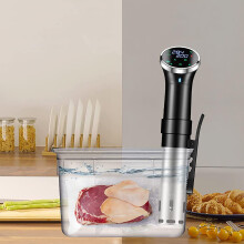 Sous Vide Cooker with WiFi App Control, Fast Heating Immersion Circulator, Large LED Display, IPX7 Waterproof Stainless Steel