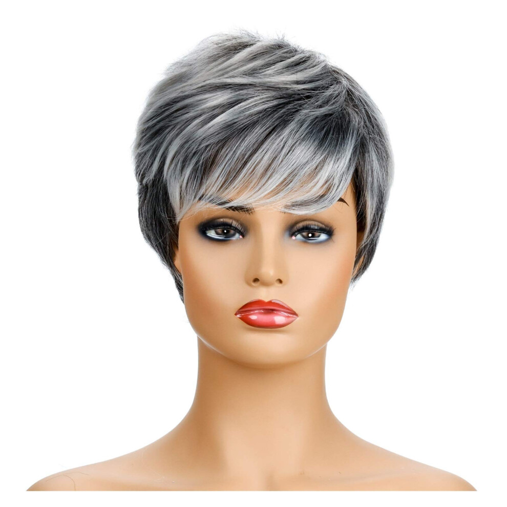 Blue Long Wig Synthetic HeatResistant Wig for Cosplay Halloween Parties with Natural Look