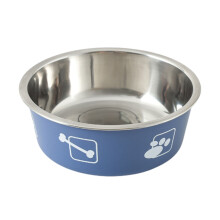 Ciotola per cibo per animali domestici PetClub, dispenser per cibo per animali domestici, ciotola per acqua per animali domestici in acciaio