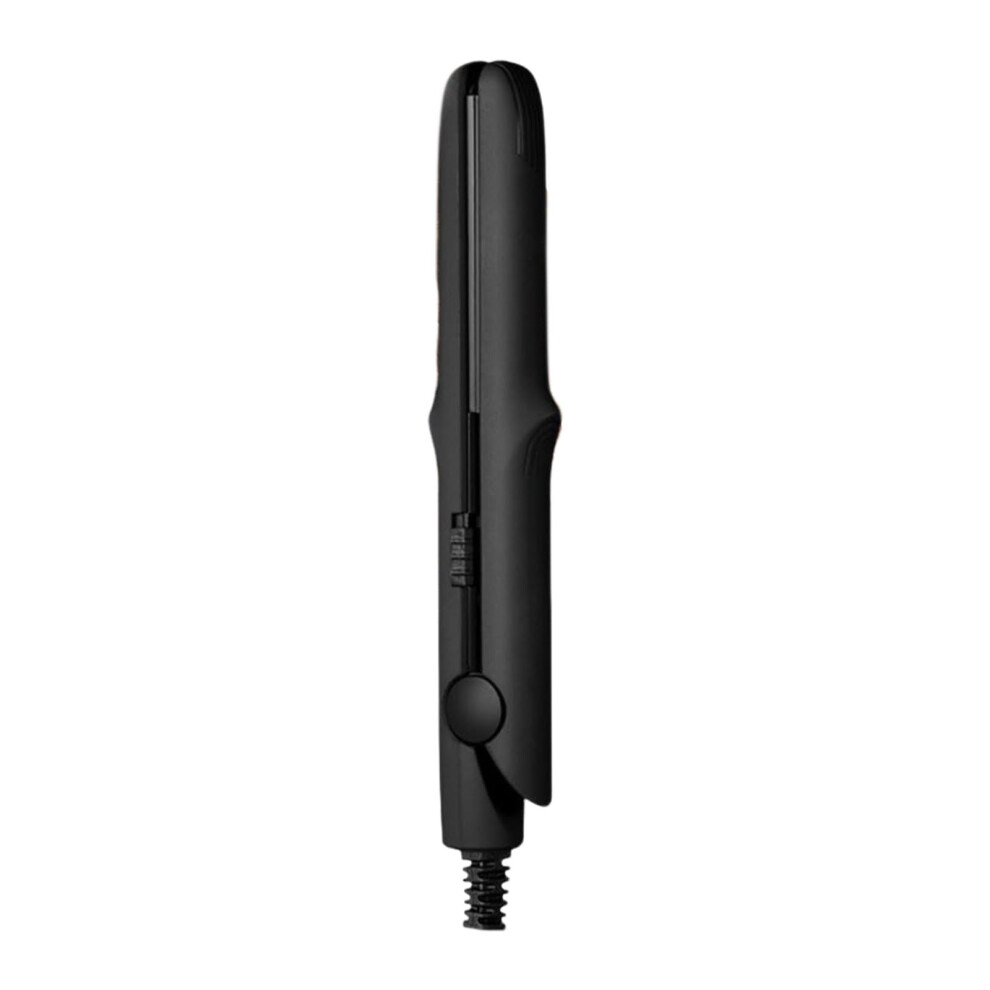 Black 2 In 1 Hair Straightener And Curler Set, Professional Ceramic Flat Iron And Curling Wand Combo For Travel