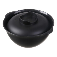 Microwave Ramen Bowl with Lid for Quick Cooking, Large Capacity Instant Noodle Cooker Black