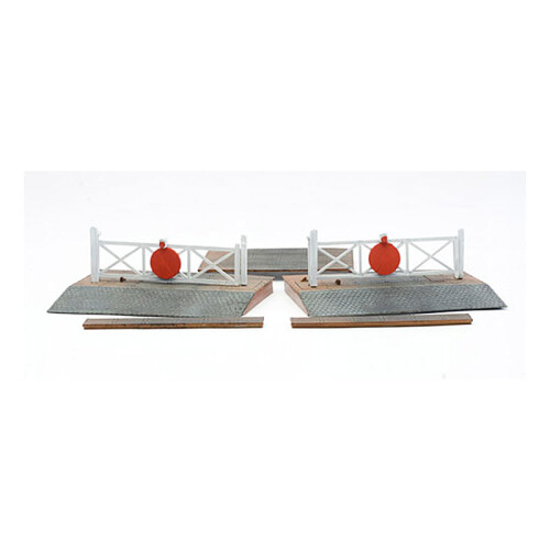 OO Railway Station Building - Level Crossing plastic kit Dapol Kitmaster C015