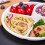 Divided Dinner Plates 3 Compartment Portion Control Microwave Safe Reusable Plastic Tray Green 4