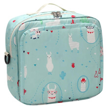 Diaper Caddy Waterproof Nylon Baby Diaper Bag Organizer with Colorful Printed Design