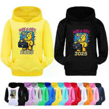 (130, black) Spotty Pudsey Bear Kids Hoody Dotty Spot Children In Need Boys Girls Hoodie tops