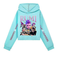 KPop Demon Hunters Hoodies Kid Clothes Fashion Casual Hooded Sweatshirts K-Pop Demon Hunters Pullover 26s