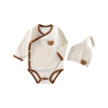 (59cm for 0 to 1M, B) Baby Jumpsuit Clothing Cotton Boys Girls Bear Printed Bodysuit Baby Pajamas for Four Season 3-6-9-12M 73CM for 2 to 3M