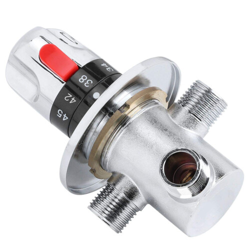 NES Home Nes Home Concealed Thermostatic Hot/Cold Water Mixer Valve Brass 2