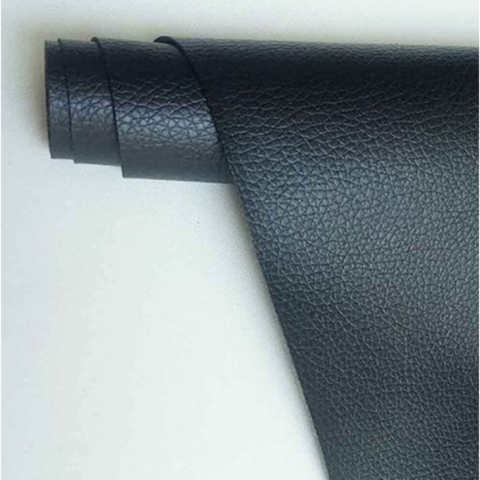 Extra Large Leather Patch With Longlasting Adhesion For Sofa, Chair And Car Seats Black 9113335942707
