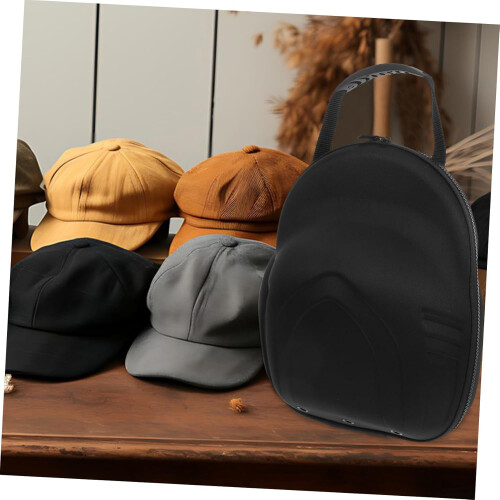 Baseball Cap Travel Case EVA Hard Shell Hat Organizer with Removable Shoulder Strap for Trips 2