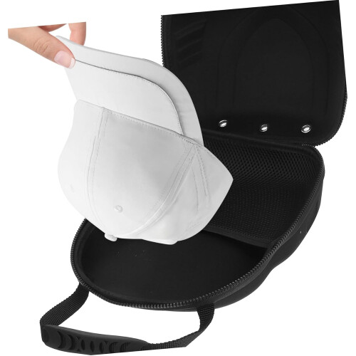 Baseball Cap Travel Case EVA Hard Shell Hat Organizer with Removable Shoulder Strap for Trips 1