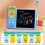 Plug-In Type LCD Graffitis Tablet Set Enlightenment Children's Educational Toy Board 2 in 1 Learning Cards 2