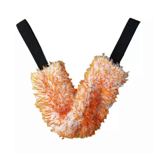 (1 PCS, orange) Microfiber Multi-Use Cleaning Tool, WheelHub Cleaning Brush, Car Detailing Clean