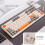 Teclado para jogos jixopn K96, 100 teclas, compatível com Bluetooth, silencioso (com brilho) 6