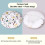 Μαξιλάρι θηλασμού Qwtwty Memory Foam, μαλακό μαξιλάρι διπλής όψης με αποσπώμενο κάλυμμα, 4