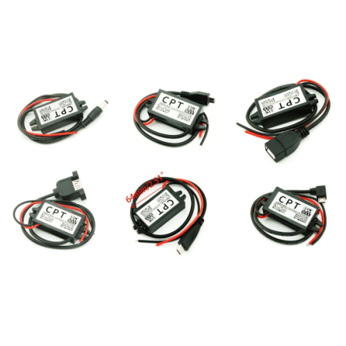 12V til 5V DC-DC spændingsomformer strømforsyningsadapter spændingsregulator brugervenlig MircoUSB MircoUSB 2