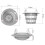 Kitchen Sink Drain Strainer with Handle - Cartoon Shape, Foldable, Rotatable, Large Capacity, Anti-clogging, Universal Sink Filter - Kitchen Gadgets 5
