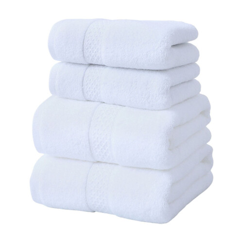 Σετ πετσετών μπάνιου Twfbrm4Pcs Premium, από βαμβάκι Ringspun, εξαιρετικά απορροφητικό, 2