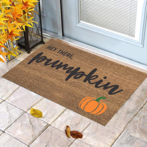Hilingoto Pumpkin Διακοσμητικό Δάπεδο Mat60X40Cm, Είδη Κάθαρσης! Μοκέτα πολυεστέρα (1 τμχ