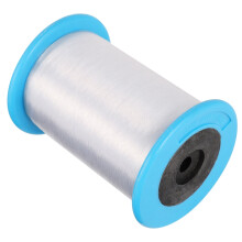 3 piezas de hilo invisible de nailon de 1500 m para manualidades, alambre para cuentas, hilo de pesca de cristal con aguja