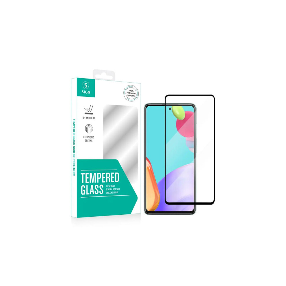 Full Coverage Tempered Glass Screen Protector For Sam A52 5G & A52s 5G 9448196160282