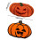 Χαλί Μπάνιου για Halloween Poaug Clearance - Πορτοκαλί χαλάκι μπάνιου κολοκύθας σε σχήμα 2