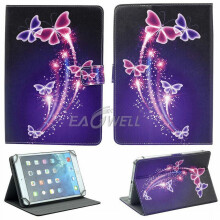 Étui en cuir à motif universel pour tablette Onn 10,1" 2020 (Modèle : 100011886)