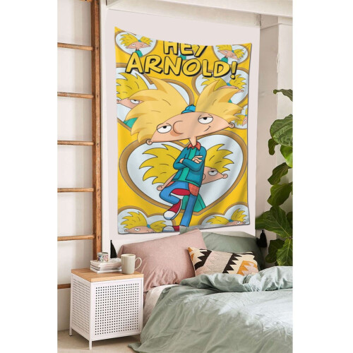 Ταπισερί Hey Arnold, Μεγάλες ταπισερί τοίχου για σαλόνι, υπνοδωμάτιο, κοιτώνα, αφίσες, 2