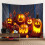 Jacenvly Νέα Διακόσμηση Μπάνιου 150X230Cm Ταπισερί για Halloween, Τοίχος, Υπνοδωμάτιο, Σαλόνι, 5