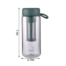 Margaí Cibear Kiplyki - Cupán Tae Caife Fuar-Bhrúite Inaistrithe 600ML, Saor ó BPA, comhoiriúnach le stíl mhaireachtála ar an toirt