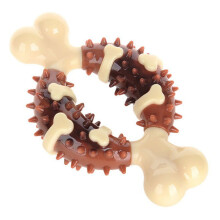 Prettyui kauwspeelgoed voor honden, een populaire nylon botvormige speeltje voor honden die graag kauwen, een tandenborstel voor honden en puppy's,