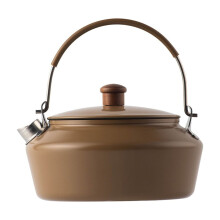 1-Liter-Campingkessel aus Edelstahl, Outdoor Simplicity Classic Kessel, Surround Stove Teekanne, offenes Feuer