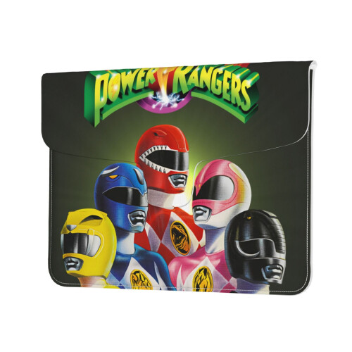 Capa protetora de couro para laptop Power Rangers, 13 polegadas, resistente, em neoprene, para notebook/tablet. 2